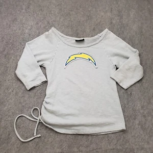 San Diego Chargers Sweater Womens Small Gray Sweatshirt Football NFL Ladies A1* - Picture 1 of 9