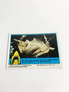 Tarjeta 3D Startling Exhibit 1983 Topps Jaws # 20 - Imagen 1 de 2