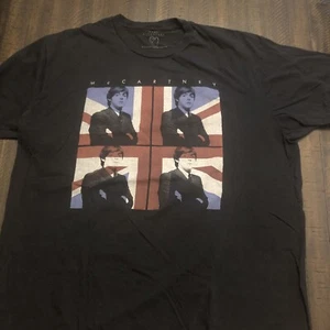 Paul McCartney 2012 Tour Men Black T-shirt Size Large - Picture 1 of 4