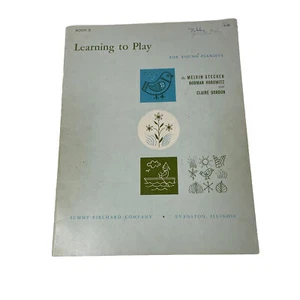Learning to Play For Young Pianists Melvin Stecher Summy Birchard Music Book 2 - Picture 1 of 5