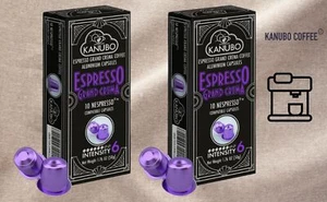 Grand Crema Espresso Coffee Capsules Compatible with Nespresso Machines - Picture 1 of 4