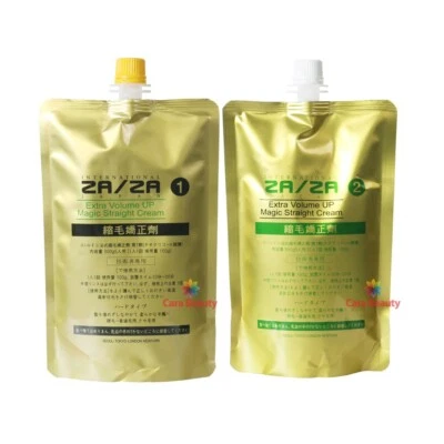 [Volume Rebonding] ZAZA Extra Volume UP Magic Straight Cream 500g+500g - Bild 1 von 4