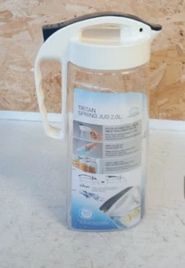 Lock & Lock ABF636 Clear Jug with White Lid – 2L Capacity, BPA-Free Plastic - Picture 1 of 9