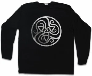 CELTIC CIRCLE LONG SLEEVE T-SHIRT Celts Cross Religion Culture Sign Symbol - Bild 1 von 1