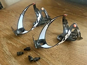 Bontrager RXL carbon water bottle cages BLACK trek race x lite xxx glossy pair - Picture 1 of 3