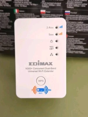 Edimax Dual Band 2.4Ghz 5Ghz Wireless Extender Plug  N300 EW-7238RPD - UNTESTED - Image 1 of 4