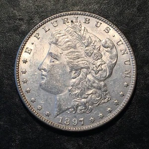 1897 Morgan Silver Dollar - High Quality Scans #N397 - Picture 1 of 2