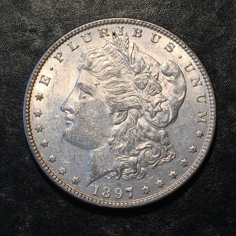 1897 Morgan Silver Dollar - High Quality Scans #N397 Cover
