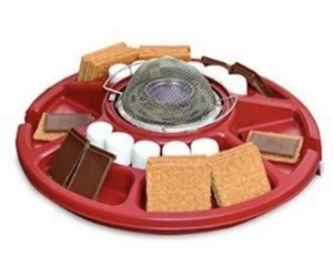 S'mores drinnen & draußen Valentinstag Spaß echtes Sterno Feuer Winter Leckerei Kochen - Bild 1 von 6