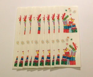 Mrs. Grossman's Lot of 10 Strips ~Scene One Stack of Presents~ 2008 Stickers - Picture 1 of 1