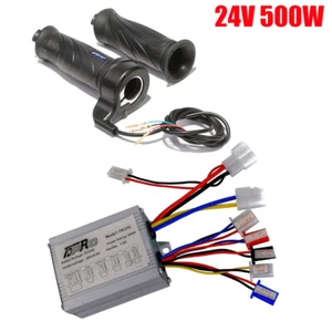 24V 500W Brush Speed Controller Box & Throttle Twist Grip for ATV Quad Trike NEW - Picture 1 of 12