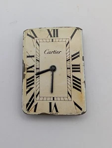 Vintage Cartier Tank Jumbo Movement Manual Winding Cal. 2512 78-1 For Parts - Imagen 1 de 7
