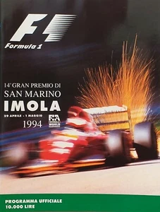 OFFIZIELLES PROGRAMM des 14. Großen Preises von San Marino - April 1994 - Bild 1 von 4