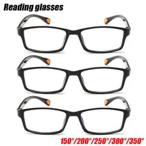 3 Pack Mens Reading Glasses Hinges Business Glasses1.5 2.0 2.5 3.0 3.5 4.0 NEW - Picture 1 of 15