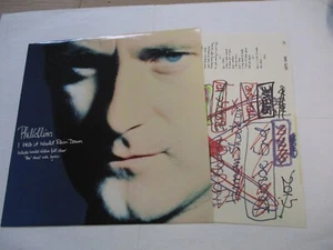 PHIL COLLINS - I WISH IT WOULD RAIN DOWN - 12" VINYL NEW UNPLAYED 1990 W/SHEET - Picture 1 of 2