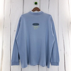 Eytys Compton Sweatshirt Relaxed Long Sleeve Crew Neck Pullover In Blue Women L - Picture 1 of 15