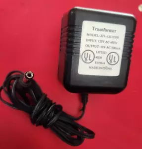 Transformer SD-12010500 120VAC / 10V AC 500mA Power Supply Adapter - Picture 1 of 2