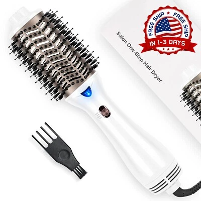 Cepillo De Pelo Alisador Voluminizador Aire Caliente Secador de Pelo Rizador NUEVO Foto 1 de 4