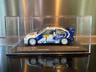 FORD ESCORT WRC RALLY MONTE CARLO 1998 KANKKUNEN SCALE 1/43 MINICHAMPS - Photo 1/4