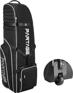Partage Golf Travel Bag with Wheels – Heavy Duty 900D Oxford Case Black New Tags - Picture 1 of 5