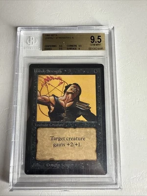 1993 BETA C K UNHOLY STRENGTH BGS 9.5 - Image 1 of 2