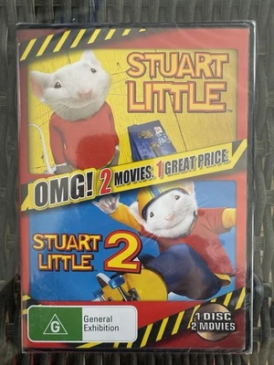 Stuart Little & Stuart Little 2 DVD PAL Region 4 BRAND NEW & SEALED - Image 1 of 4