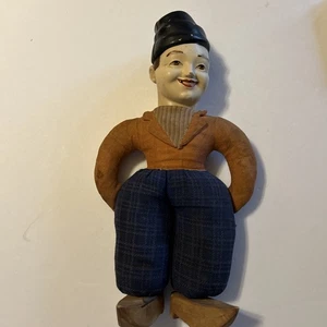 Muñeca campesina holandesa de composición y tela Unica Liberation años 40 - Imagen 1 de 7