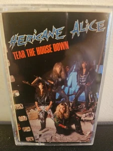 HERICANE ALICE Tear The House Down 1990 CASSETTE TAPE GLAM/HAIR METAL HARD ROCK - Picture 1 of 6
