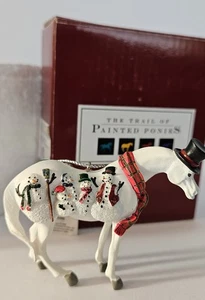 Vintage Frosty Trail of Painted Ponys Holiday 2006 Schneemann Pferd Ornament 12336 - Bild 1 von 10