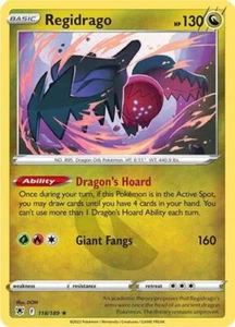 Regidrago Astral Radiance Pokémon TCG 118/189	Regular Rare ࿊ - Picture 1 of 1