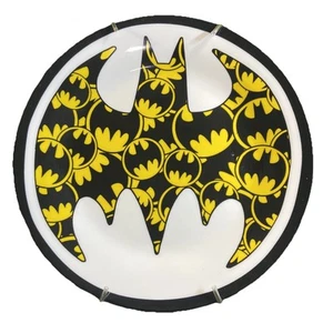 Batman Logo DC Collectors Plate Dishwasher Microwave Safe 7 1/4” - Picture 1 of 14