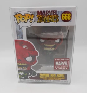 Funko Pop! Marvel Zombies Zombie Red Skull #668 Collector Corps mit Protector - Bild 1 von 3