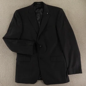 Chaqueta Claiborne M MT 42L Azul Príncipe de Gales Cuadros Glen Blazer 100% Lana - Imagen 1 de 16