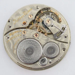 Elgin 16 Size 21 Jewel Father Time Railroad Pocket Watch Movement - Picture 1 of 8