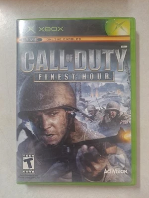 Call of Duty Finest Hour (Original Microsoft Xbox, 2004) CIB+ Complete  - Image 1 of 3