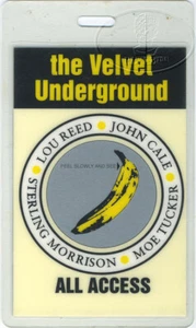 VELVET UNDERGROUND 1993 Laminado Backstage Pass LOU REED John Cale Morrison - Imagen 1 de 1