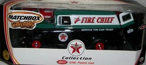 Matchbox GMC Panel Van Texaco Fire Chief Xmas oil gas station rare collectible - Picture 1 of 1
