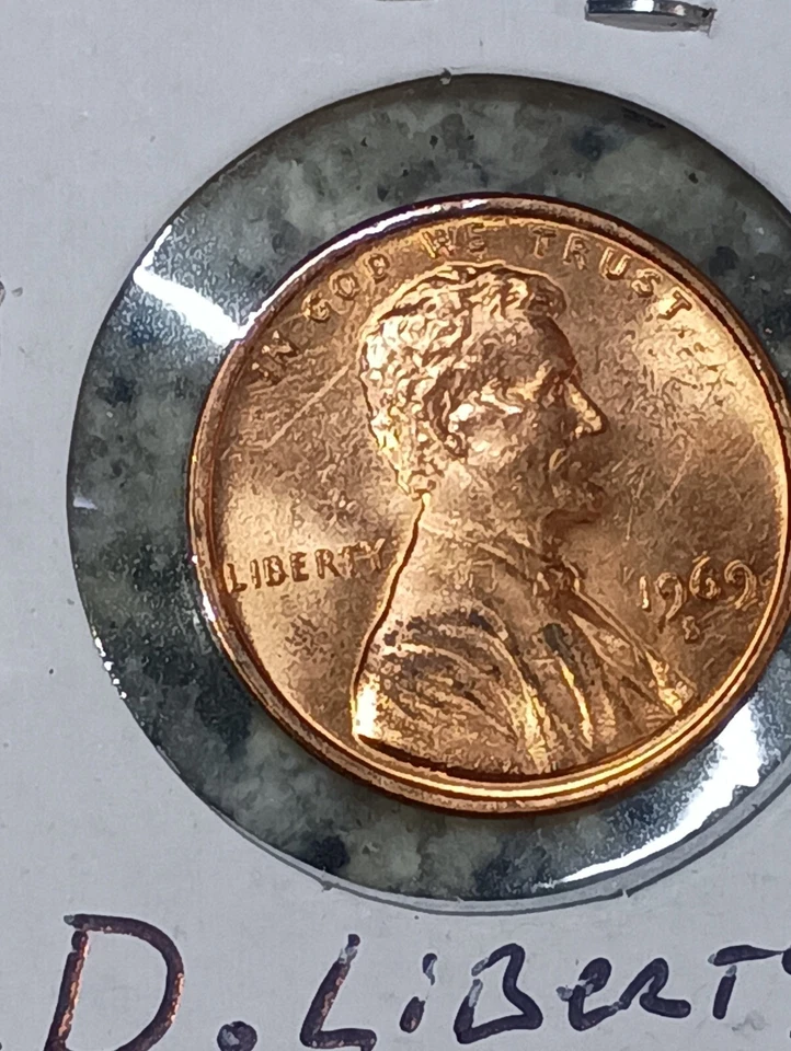 ERROR COIN RARE Double Die 1969-S Lincoln Memorial Penny - Image 1 of 4