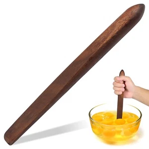 Sourdough Bread Mixing Stick Acacia Wood Stirring Spatula Cooking Baking Toolkit - Picture 1 of 24