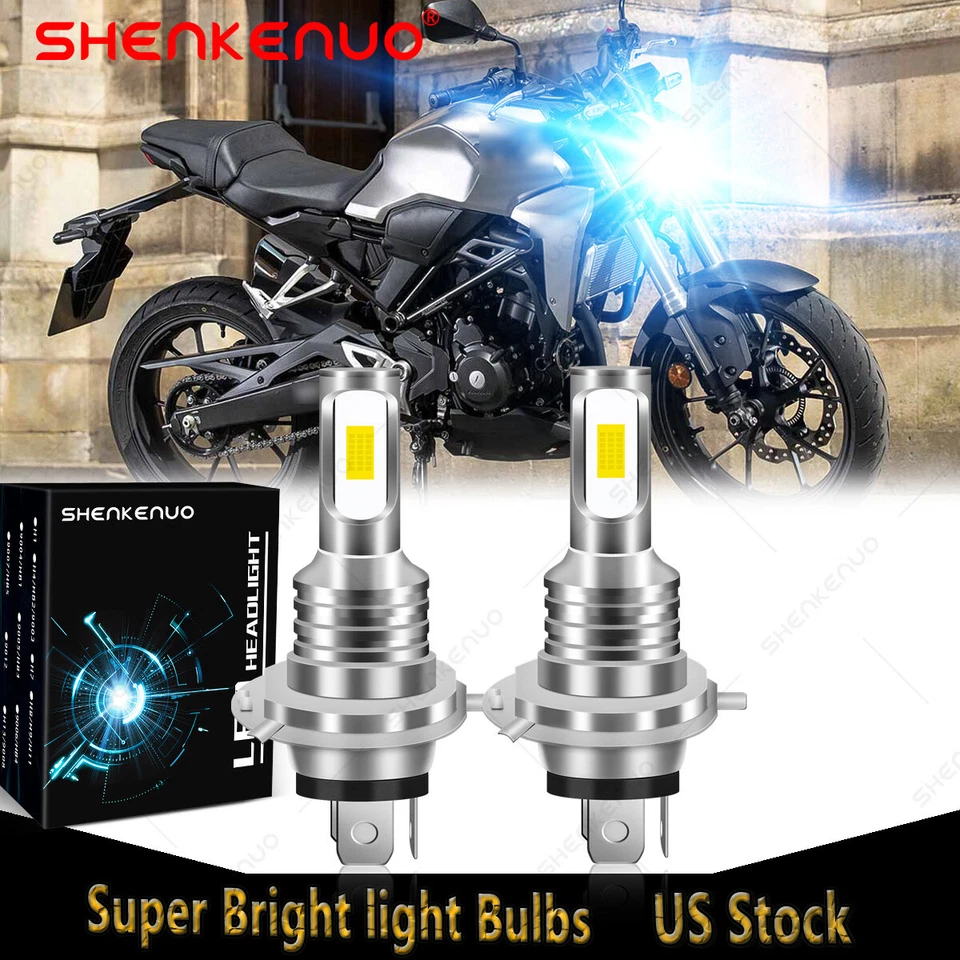 2 bombillas LED azul hielo para Honda CB300F 2015, 2016, 2017,2018 Stock en EE. UU. Foto 1 de 4
