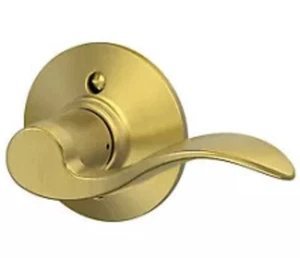 Schlage Residential F170 ACC 608 RH F170ACC608RH Akzent Attrappe - Messing satiniert NEU - Bild 1 von 5