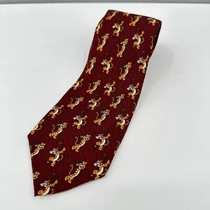 Corbata de vestir para hombre Disney Pooh colección 100 acres golf tigger 100 % seda - Imagen 1 de 8