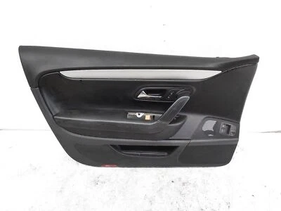 Panel de puerta interior delantero izquierdo del lado del conductor negro Volkswagen CC 2009-2012 Foto 1 de 4