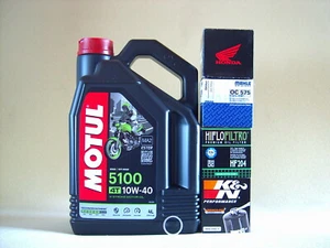 Motul 5100 10W40 Öl + Ölfilter HONDA CBR1000RR Fireblade SC57 04-07 - Bild 1 von 7