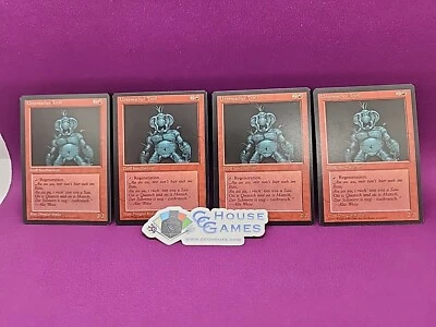 Uthden Troll x4 Revised German FBB Miscut Off Center Misprint MTG *CCGHouse* - Image 1 of 4