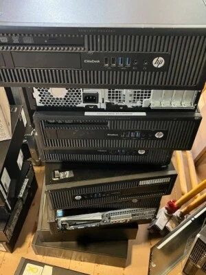 HP EliteDesk 800 G1 F2Y14US i5 i5-4570 4TH GEN , NO MEMORY, NO HARDDRIVE WORKING - Image 1 of 4