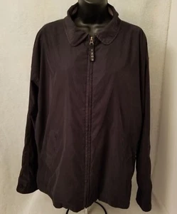 Izod Golf Mens Jacket Coat Size XL X Large Black - Picture 1 of 3