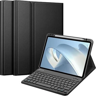 Keyboard Case for iPad Pro 11-inch M4 2024 Protective Soft TPU Back Stand Cover - Image 1 of 4