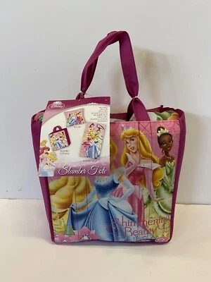 Disney Princess Slumber Tote. Pillow, Slumber Tote, Tote Bag. - Image 1 of 3