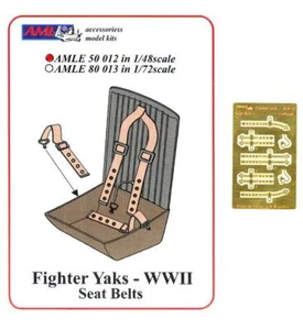 AML Models 1/48 SOVIET YAK FIGHTERS SEAT BELTS Photo Etch Set - Bild 1 von 2